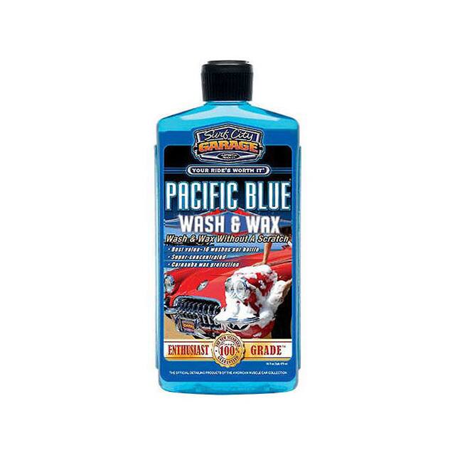 B1103938 PACIFIC BLUE WASH & WAX, 16 OZ.