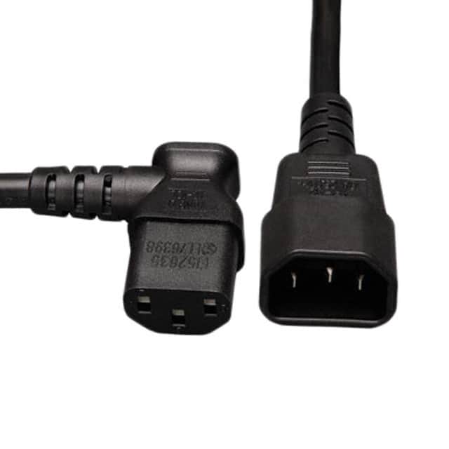 P004-002-13LA CORD 18AWG IEC 320-C14 - C13 2'