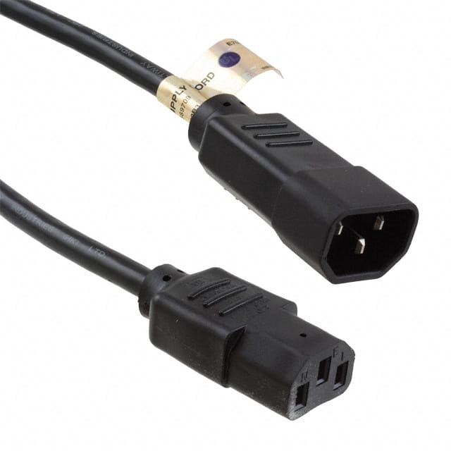 P004-006 CORD 18AWG IEC320C14 - 320C13 6'
