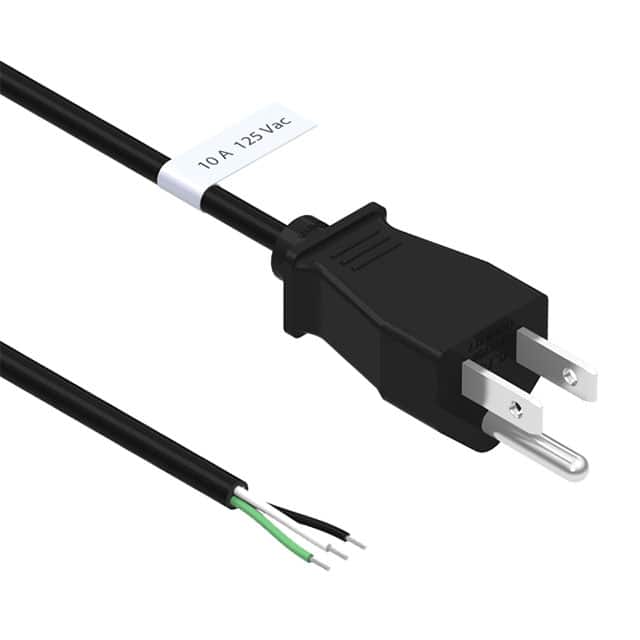 11-00082 CORD 18AWG NEMA5-15P - CBL 9.84'