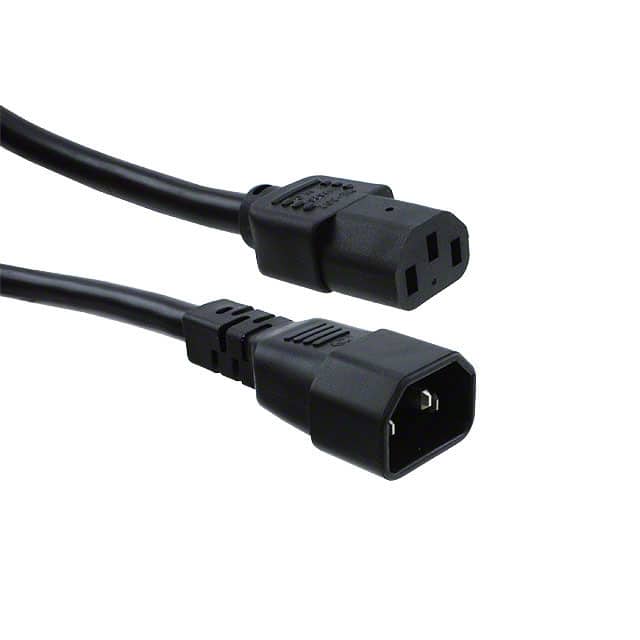 800-1400-2-SJT0-BL-00200 CORD 14AWG 320C14 - C13 6.56'