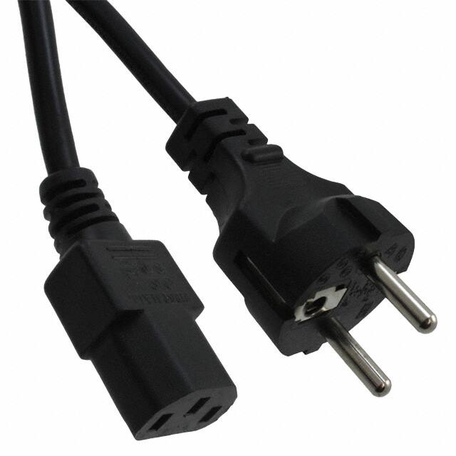 800-0.75-14X-BL-00200-1 CORD CEE 7/7 - IEC 320-C13 6.56'