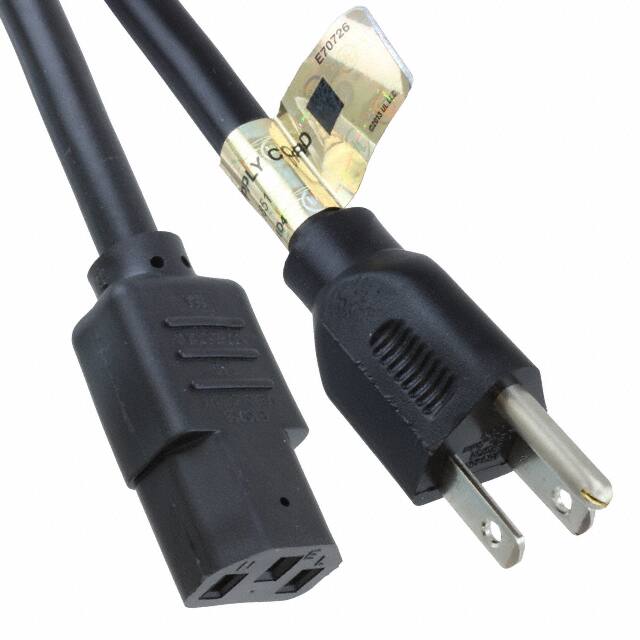 P007-006 CORD 14AWG NEMA5-15P - IEC320 6'