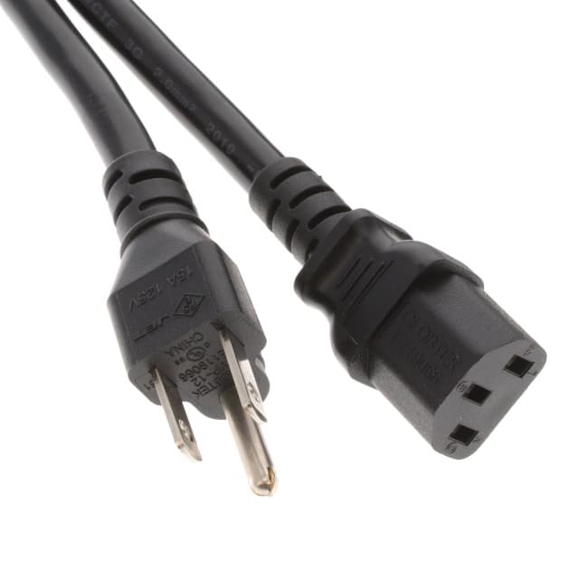 302J104J6F0701J(R) CORD 14AWG NEMA 5-15P-IEC 320 6'