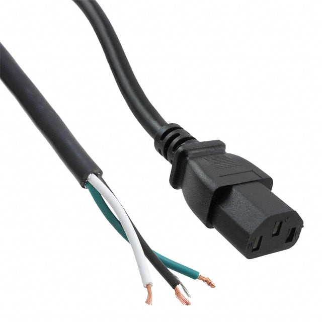 800-1809-2-SJT0-BL-00200 CRD 18AWG IEC320-C13 - CBL 6.56'