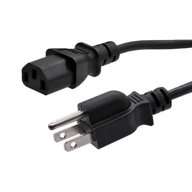 PC-ABK006F PWR CORD NEMA 5-15P TO C13 6FT