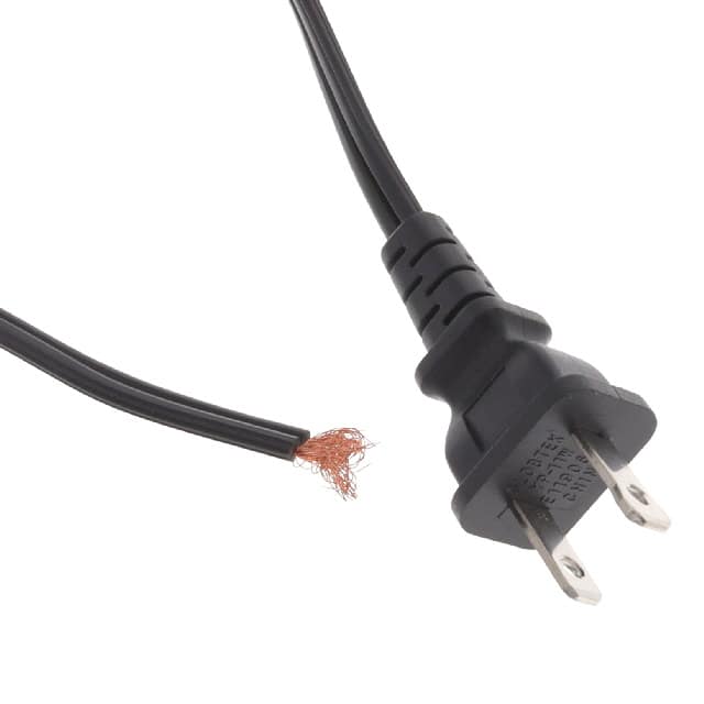 451P1116F600(R) CORD 18AWG NEMA 1-15P-CBL 6.56'