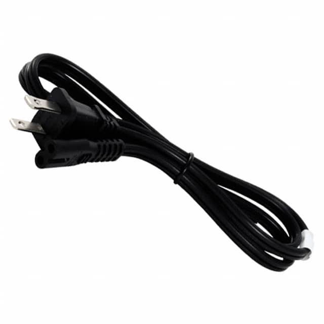 11-00034 CORD 18AWG 1-15P - C7 3.28' BLK