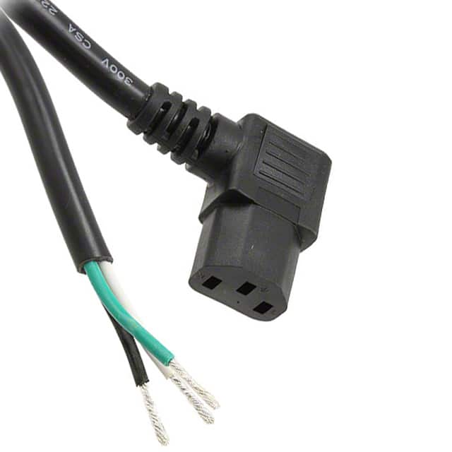 AK500/14-RA-6-0.5 CORD 14AWG IEC320 RA - CBL 1.64'