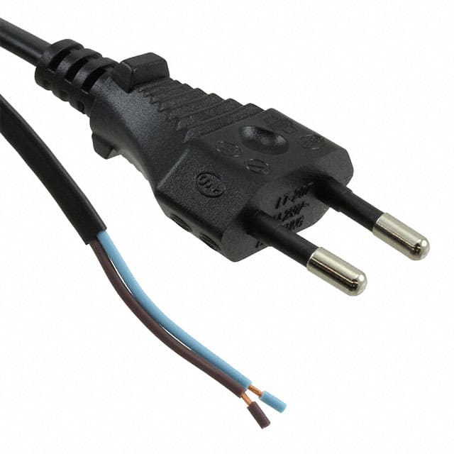 361002-E01 CORD CEE 7/16 TO CBL 5.90' BLACK
