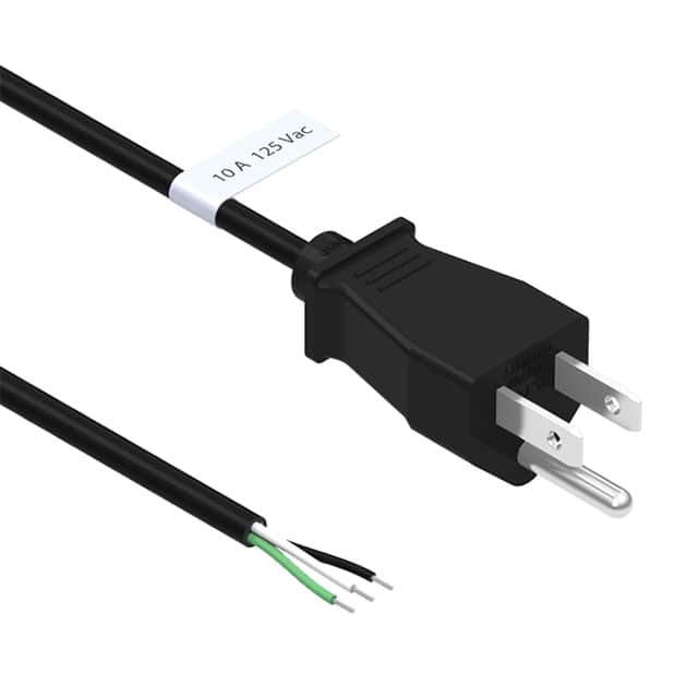 11-00080 CORD 18AWG NEMA5-15P - CBL 3.28'