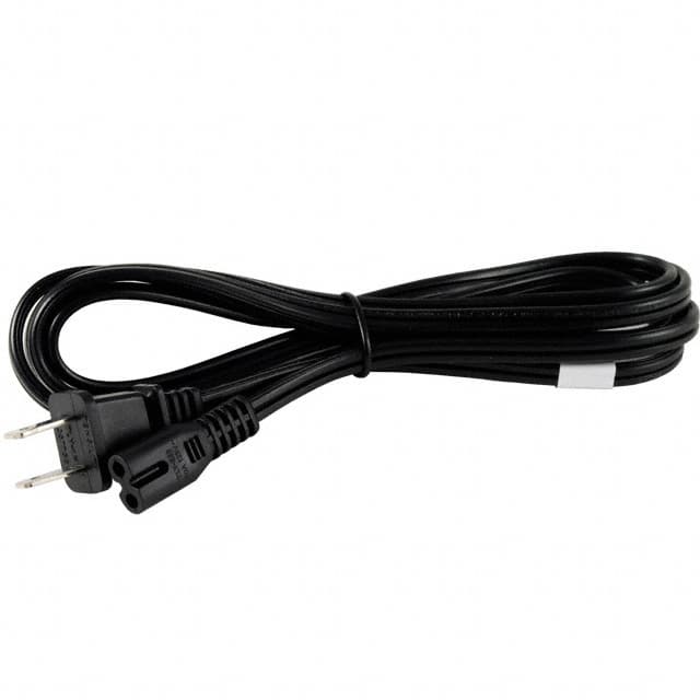 11-00027 CORD 18AWG 1-15P - C7 6.56' BLK