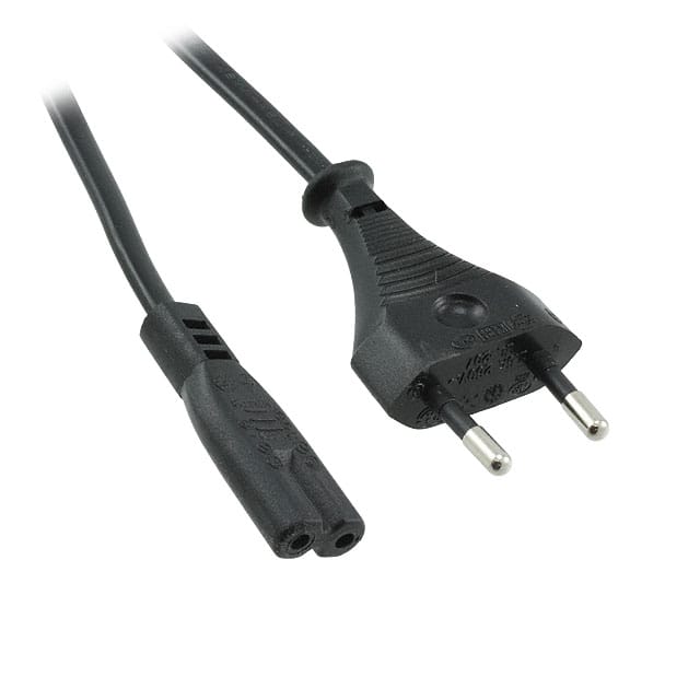 AC15WEU CORD CEE 7/16 TO IEC 320-C7 6'