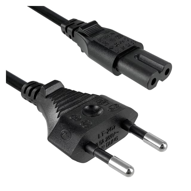 360006-E01 CORD IEC 884/EN50 075 - C7 6.56'