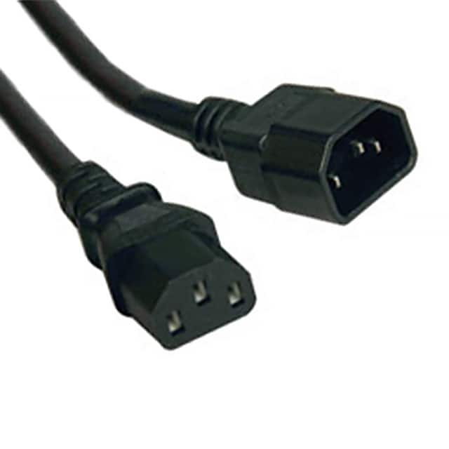 P004-001 CORD 18AWG IEC320C14 - 320C13 1'