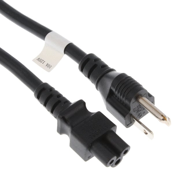 3021455F8712(R) CORD 18AWG NEMA 5-15P-IEC 5.67'