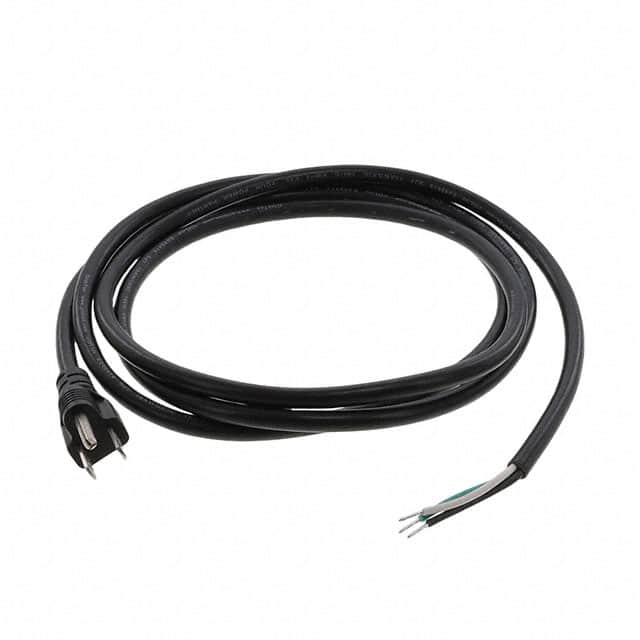 3021066F10TTT CORD 18AWG NEMA 5-15P-CBL 6.89'