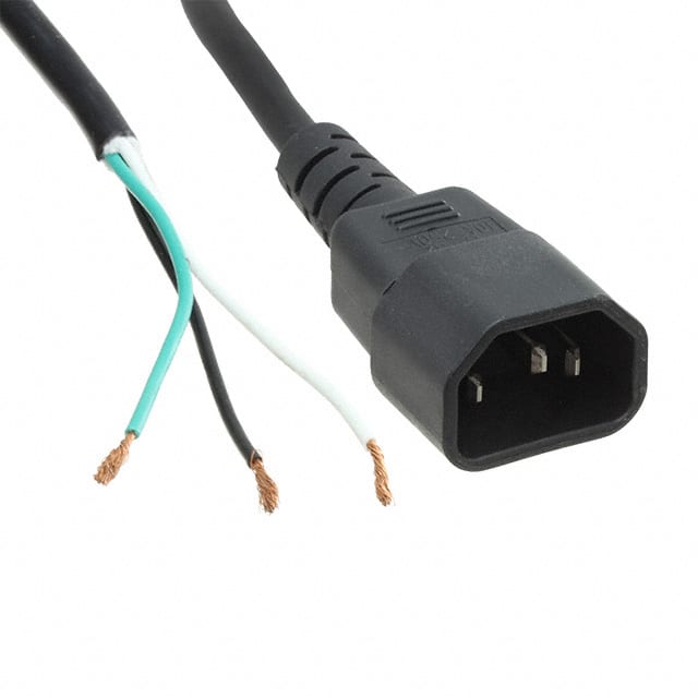 7051449F00(R) CORD 18AWG IEC 320-C14 TO CBL 9'