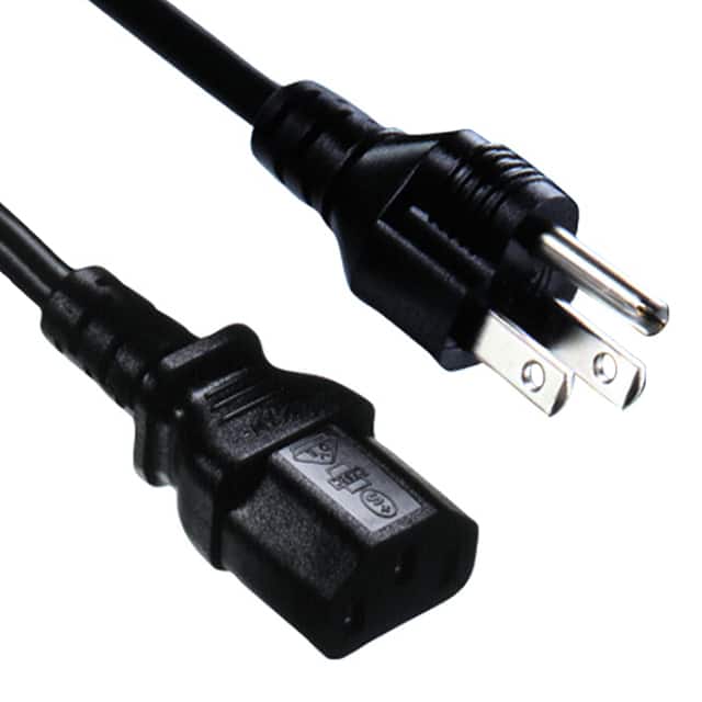 YP12_YC12 CORD NEMA5-15P-IEC320-C13 6' BLK