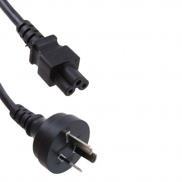 AC9-DK CORD AS3112 TO IEC 320-C5 6' BLK