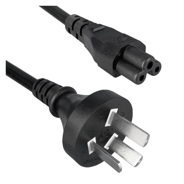 399014-01 CORD GB2099 TO IEC 320-C5 6' BLK