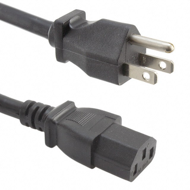A-PC2302-020027-1 CORD 16AWG 5-15P - 320-C13 6.56'