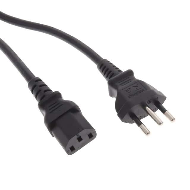 204B4272M5701(R) CORD 17AWG NBR 14136-IEC320 8.2'