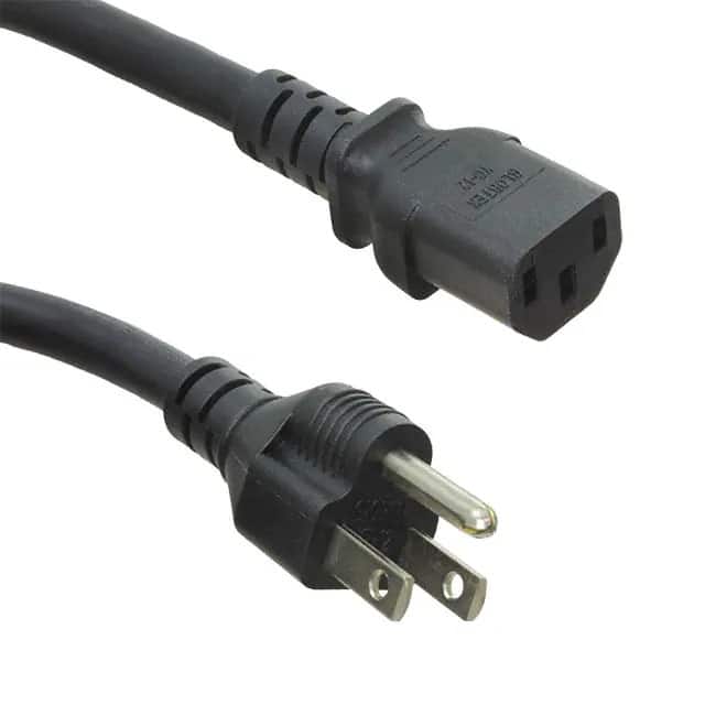 3021876F7701-H(R) CORD 18AWG NEMA5-15-IEC320 6.56'