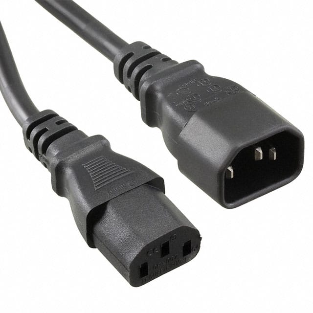 6007.0214 CORD IEC320-C14 - 320-C13 6.56'