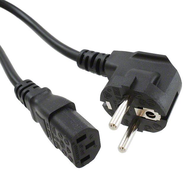 800-0.75-2VX-BL-00200-1 CRD CEE 7/7RA - IEC320-C13 6.56'