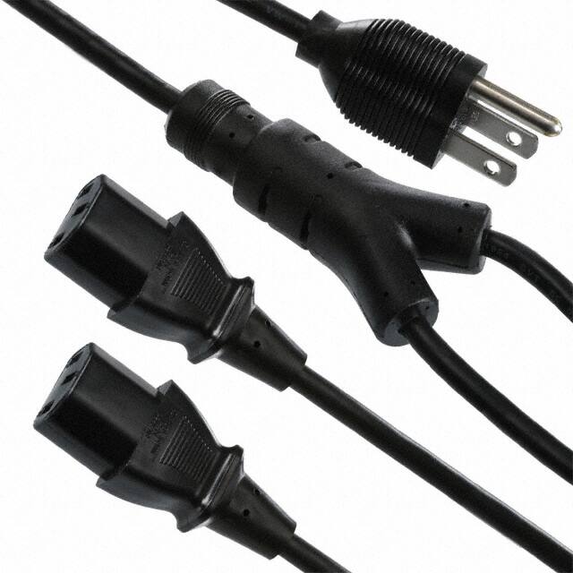 AK500/Y-U CORD 18AWG 5-15P - 320-C13 6.56'