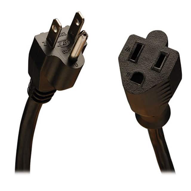 P022-010 CORD 18AWG NEMA5-15P - 5-15R 10'