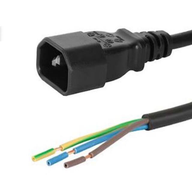 6007.0204 CORD IEC 320-C14 TO CBL 6.56'