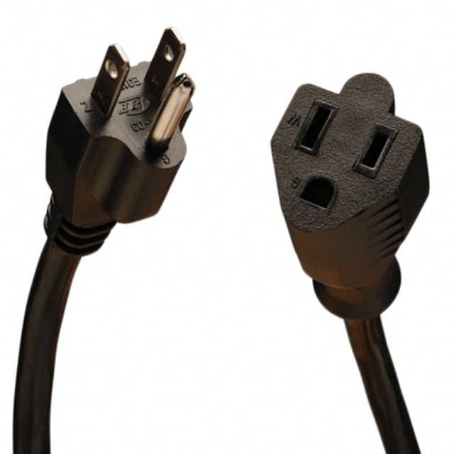 P022-015 CORD 18AWG NEMA5-15P - 5-15R 15'