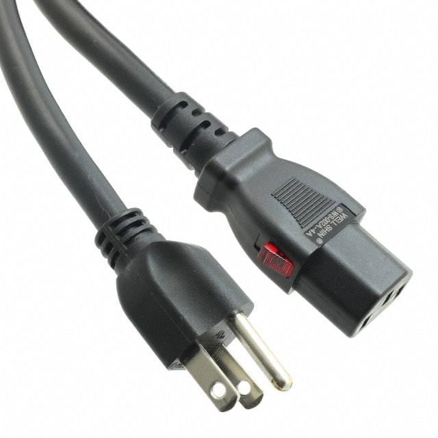 P007-L02 IEC-320-C13 TO NEMA 5-15P POWER