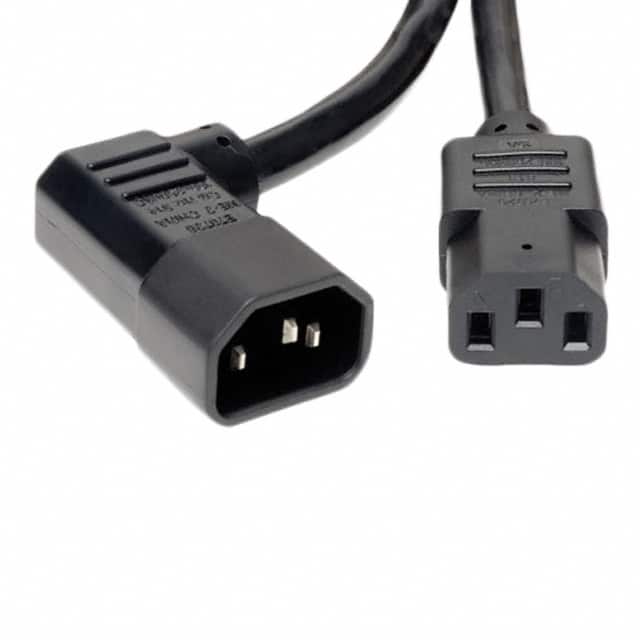 P005-006-14LA CORD 14AWG IEC 320-C14 - C13 6'