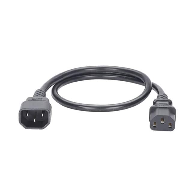NPCA12 CORD 18AWG IEC320C14 - 320C13 3'