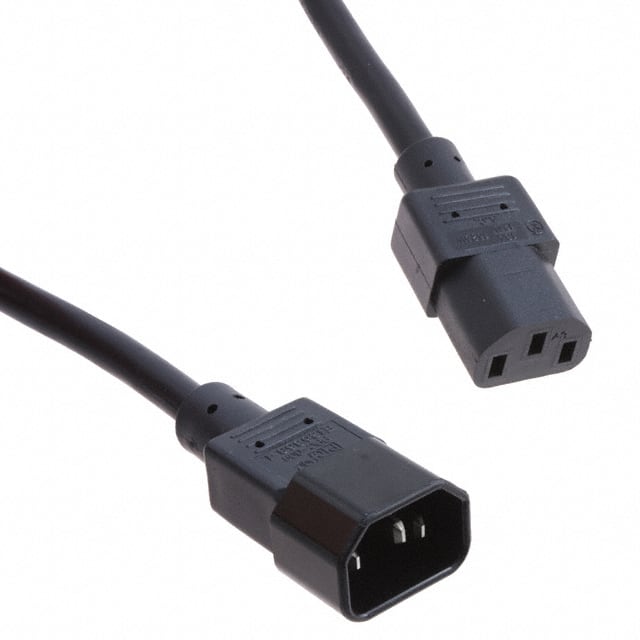 318007-01 CORD 16AWG 320C14 - C13 3.25'