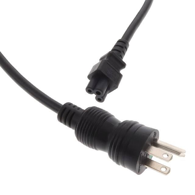 1191068F0712-L(R) CORD 18AWG NEMA 5-15P-IEC 8.04'