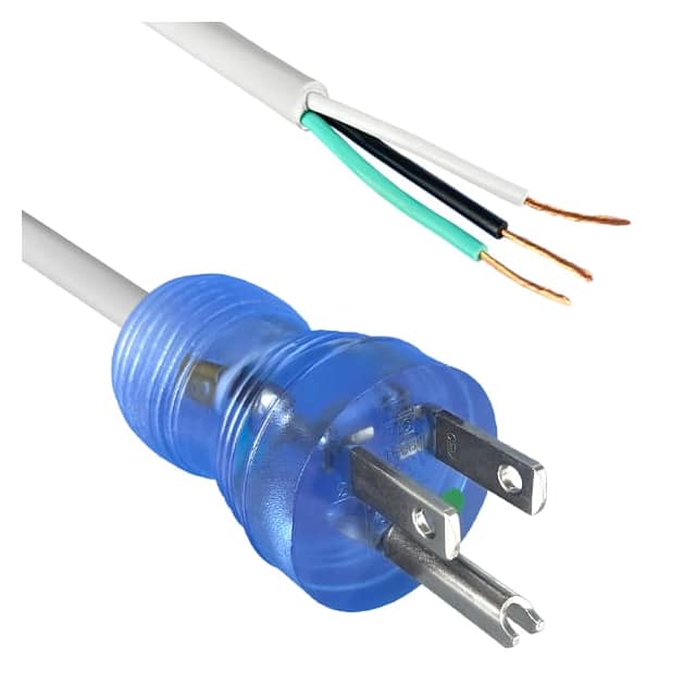 232003-06 CORD 18AWG NEMA 5-15P TO CBL 10'