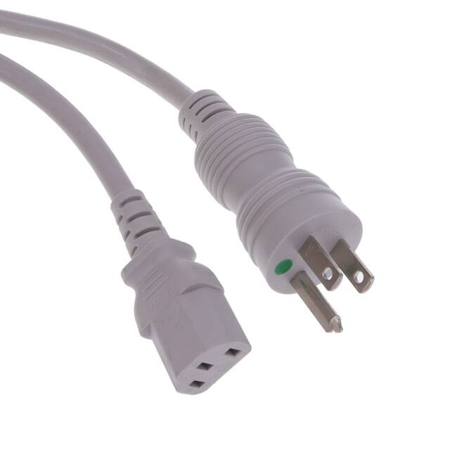 11914310F0701GY(R) CORD 18AWG NEMA 5-15P-IEC320 10'