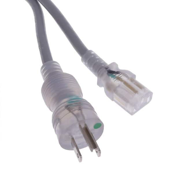 11910510F0701-GYL(R) CORD 16AWG NEMA 5-15P-IEC320 10'