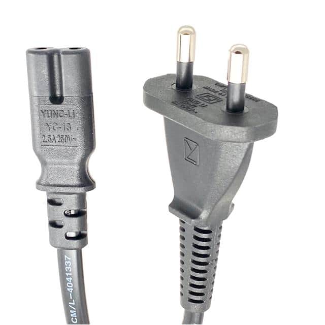 2714111M8703A(R) CORD 18AWG IS 1293-IEC320 5.91'