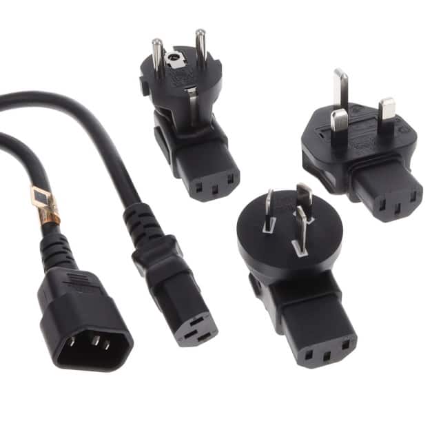 705-701-KIT-RA-INT-R CORD 18AWG IEC320-IEC320 6.56'