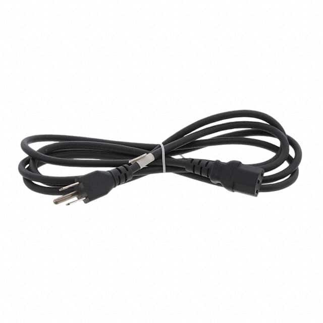 3021457F701T-GGY(R) CORD 18AWG NEMA 5-15P-IEC 7.05'