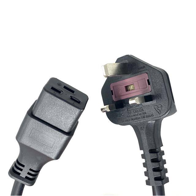6104283M07032(R) PWCORD, UK PLUG(13A FUSE) +H05VV