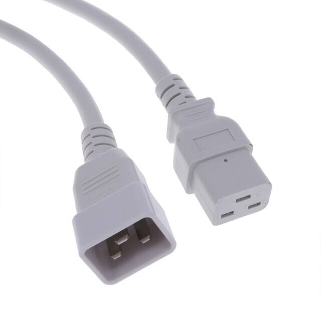 70335148F07032-GY(R) CORD 14/16AWG IEC 320-IEC320 8'