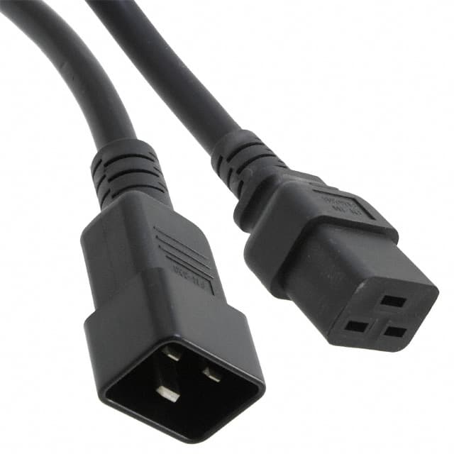 800-12-32D-BL-0006F-1 CORD 12AWG IEC320C20 - 320C19 6'