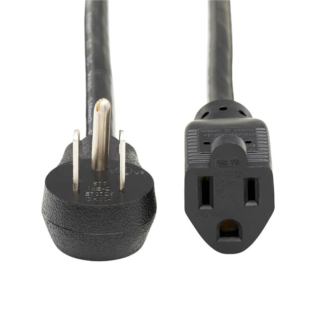 P024-003-13A15D POWER EXTENSION CORD, RIGHT-ANGL