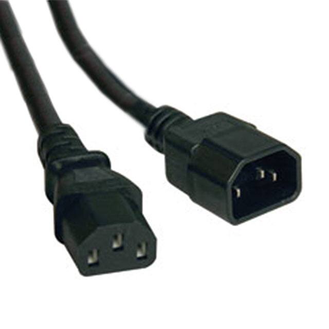 P004-003-13A CORD 16AWG IEC320C14 - 320C13 3'